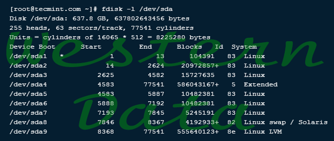 View-Specific-Disk-Partition-in-Linux