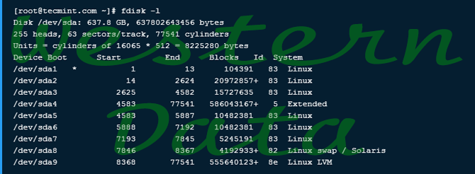 View-all-Disk-Partitions-in-Linux